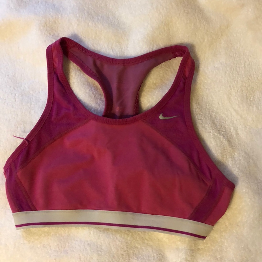 Pink Nike Sports Bra